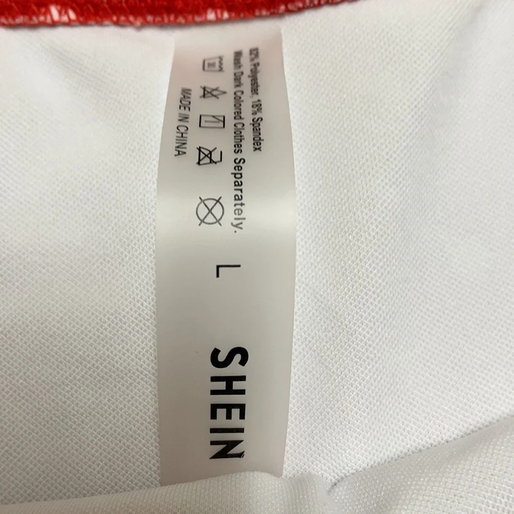 Shein red poka dot bikini, size large - Picture 8 of 8